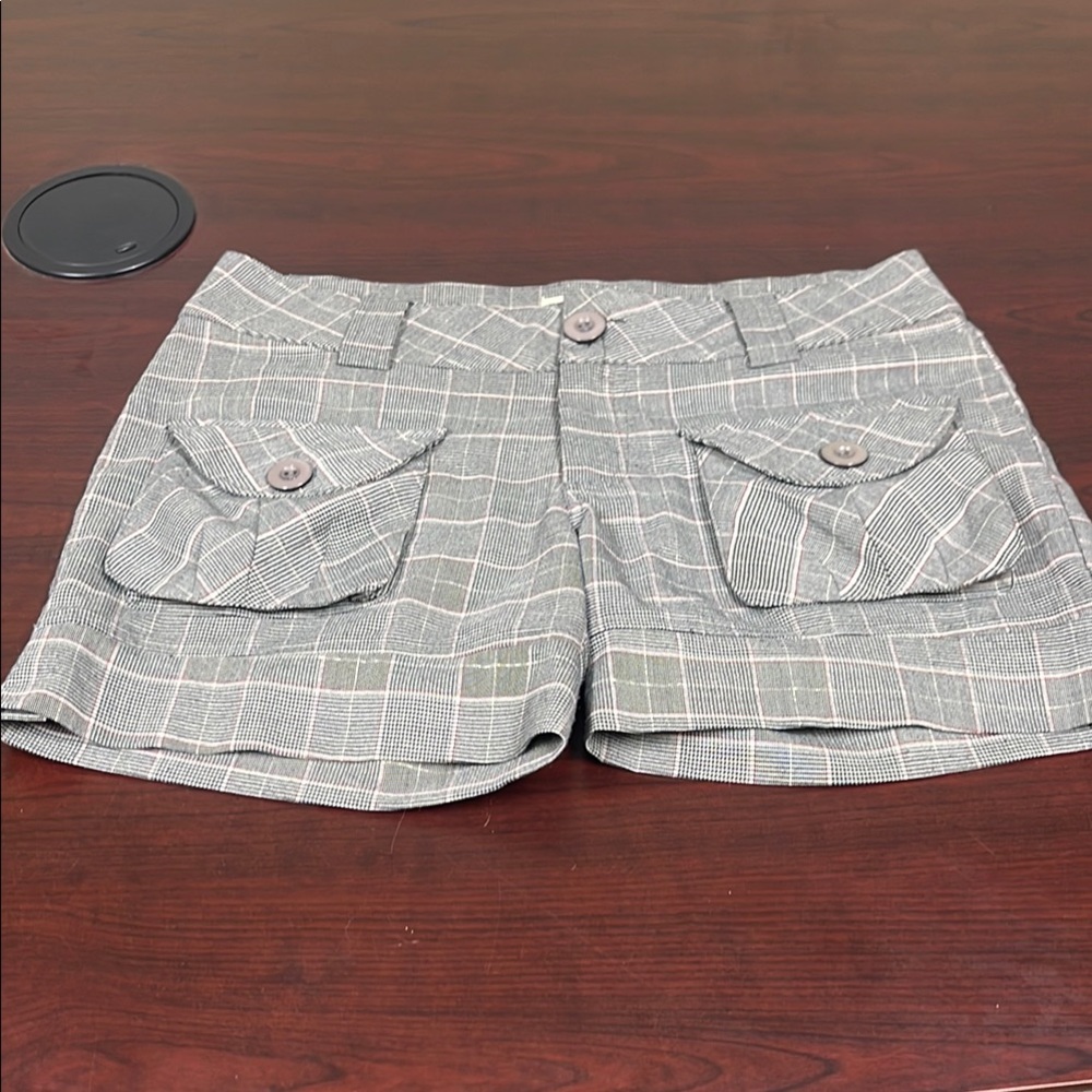 Stream Gray Plaid Women's Skirt